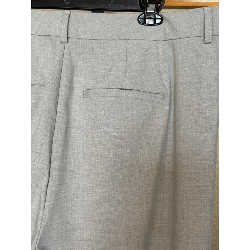 Good American Good ‘90s Pleated Wide Leg Pants Heather Grey 16 High Waist - NEW - Picture 9 of 9